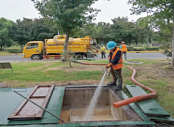 雨城化油池清理